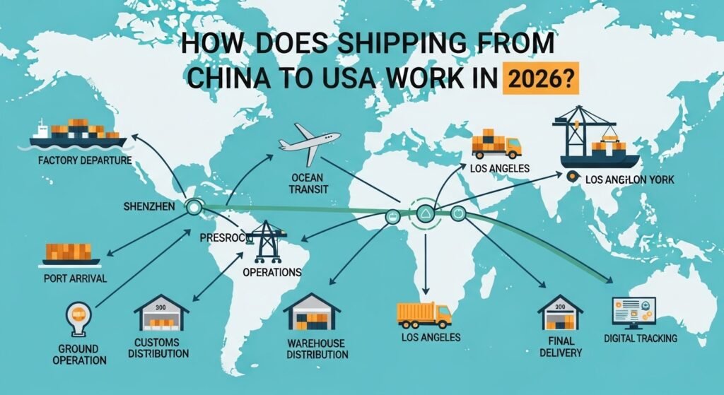 How Does Shipping from China to USA Work in 2026? 2 How Does Shipping from China to USA Work in 2026?